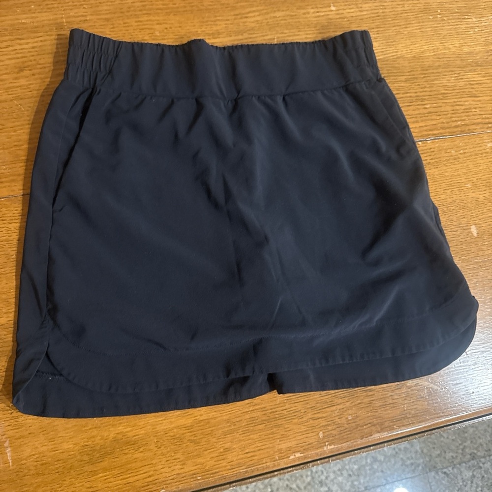 Crz Yoga Black Athletic Skort with Pockets - Picture 2 of 3